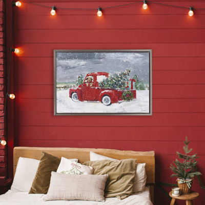 Cadre flottant K9 Christmas Time, design par Sally Swatland