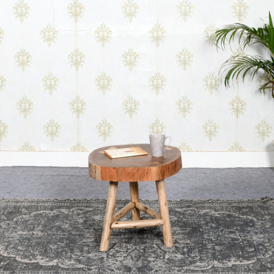 Aala Solid Wood Accent Stool