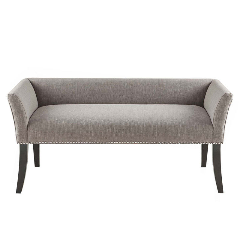 Dalice Upholstered Bench, Blue, Black