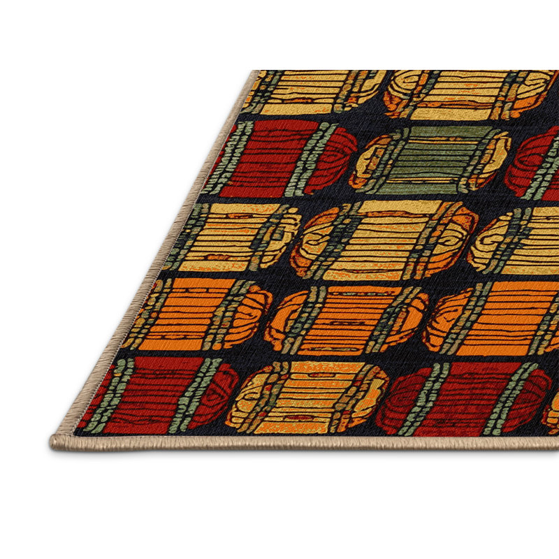  Tapis lavable Tabla Music, Rectangulaire 8 pi x 10 pi
