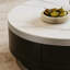 Table basse de salon moderne avec rangement rond-133672584-133672585