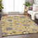 Premium Machine Washable Prisco Gold Rug