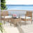 Branach 2 - Person Patio Dining Set with Square Table , Cushions Included-1059452147
