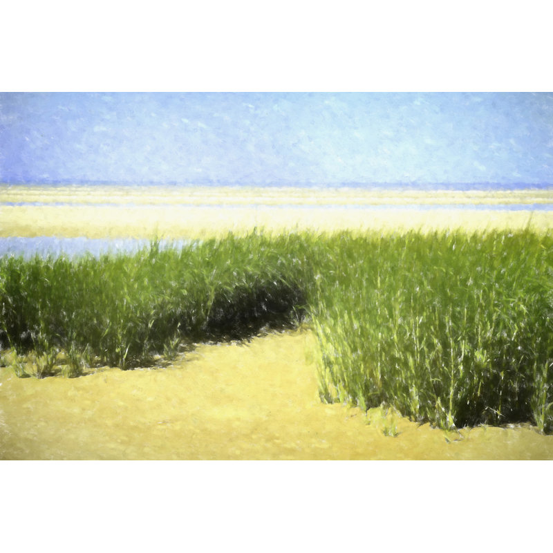 Marsh Grasses on a Crystal Clear Day by Grotto Studios