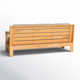 Bogota 78.75'' Teak Outdoor Sofa with Sunbrella Cushions