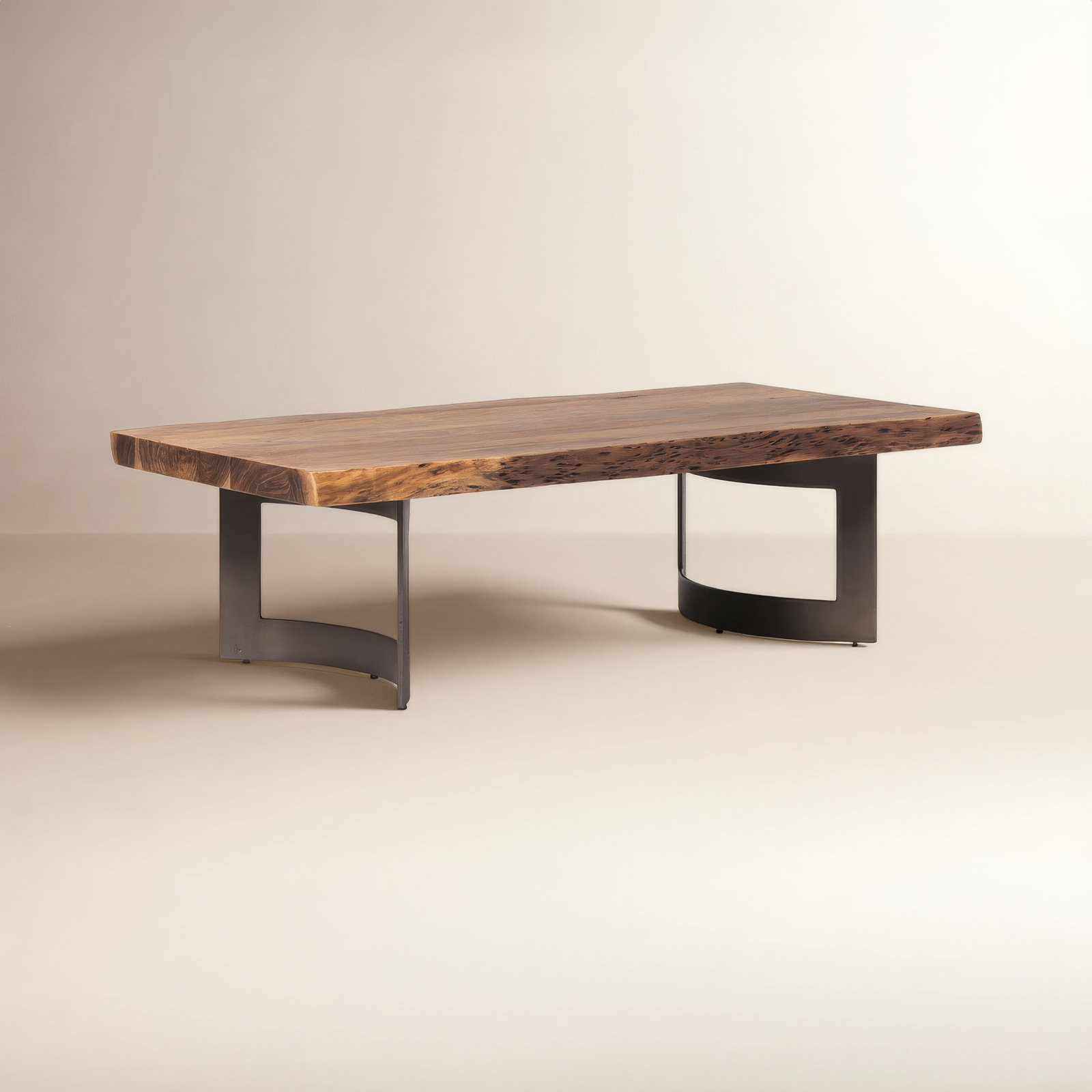 Burnell 56" Acacia Coffee Table, Light Brown