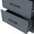 83.7Inch High Kitchen Organizer With Faux Marble, 5 Drawers And Adjustable Shelf, Gray Freestanding Unit For Practical Storage Pantry Marble Counter, Tall, Shelf Modern Homes
