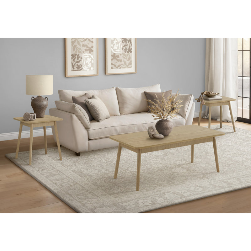 Ensemble de table (seulement avec table basse), Naturel
