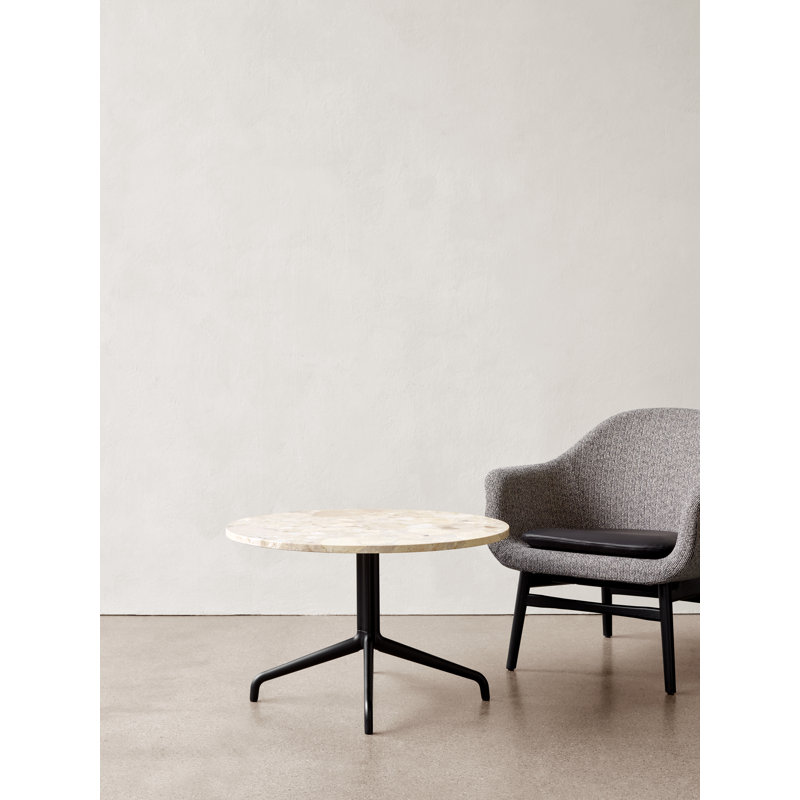 Harbour Round Dining Table, 31.5" W x 31.5" L, Under Standard Height, Sand Stone