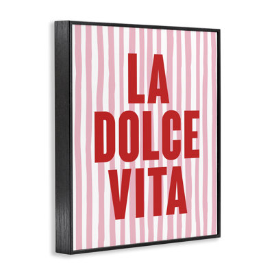 La Dolce Vita Framed Giclee Art by House of Lulu