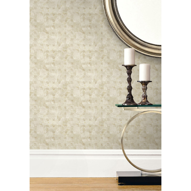 Rouleau de papier peint L 33 pi x l 20,5 po, Crème