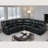 109" Wide Reversible Reclining Corner Sectional-717699545