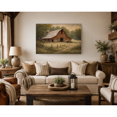 Quiet Farmhouse Wrapped Canvas Wall Art