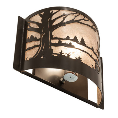 Jalee Steel Flush Mounted Sconce