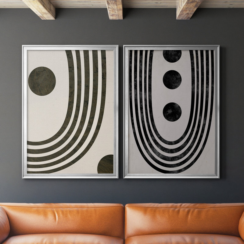 «Tubular Abstract I», reproduction encadrée de qualité supérieure, prête à être accrochée, H 22,5 po x l 61 po x P 1,5 po