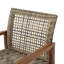 Chaise club en bois et osier Hampton (ensemble de 2)-1005576914