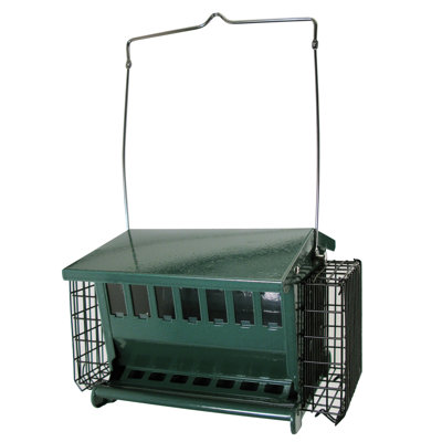 Metal Hanging Hopper Bird Feeder