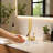 Single-Hole Single-Handle Bathroom Faucet With Drain Assembly