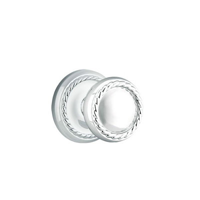 Ensemble de boutons d'intimité avec rosette en corde et bouton de corde Emtek