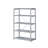 Versatile Metal and Wood Bookshelf with Multiple Compartments for Organized Storage