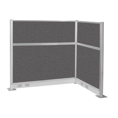 Pre-Configured Hush Panel Electric Desk Partition