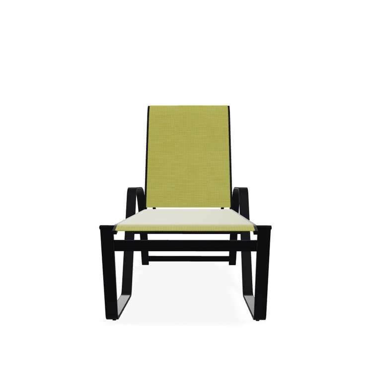 Holna Outdoor Rust-Resistant Metal Chaise Lounge
