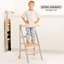 Échelle d'apprentissage en bois Montessori, échelle compacte, tabouret pour enfants, échelle pliante pour enfants