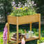 Wood Raised Garden Bed-334703059