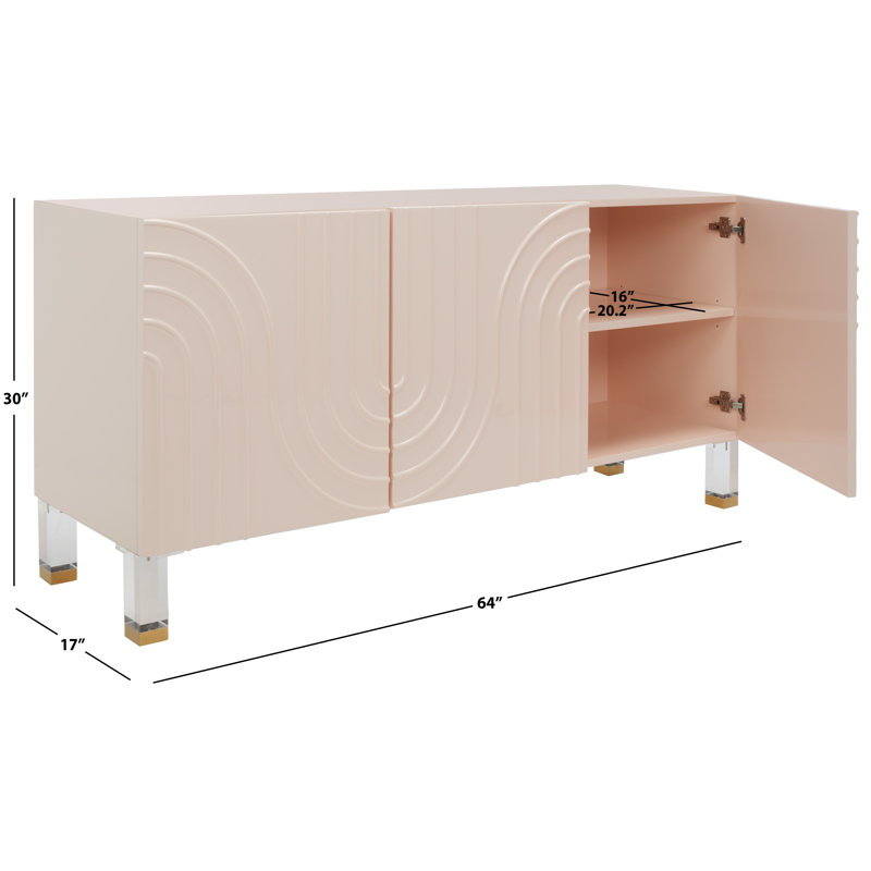 Ardel 64'' Sideboard, Light Pink