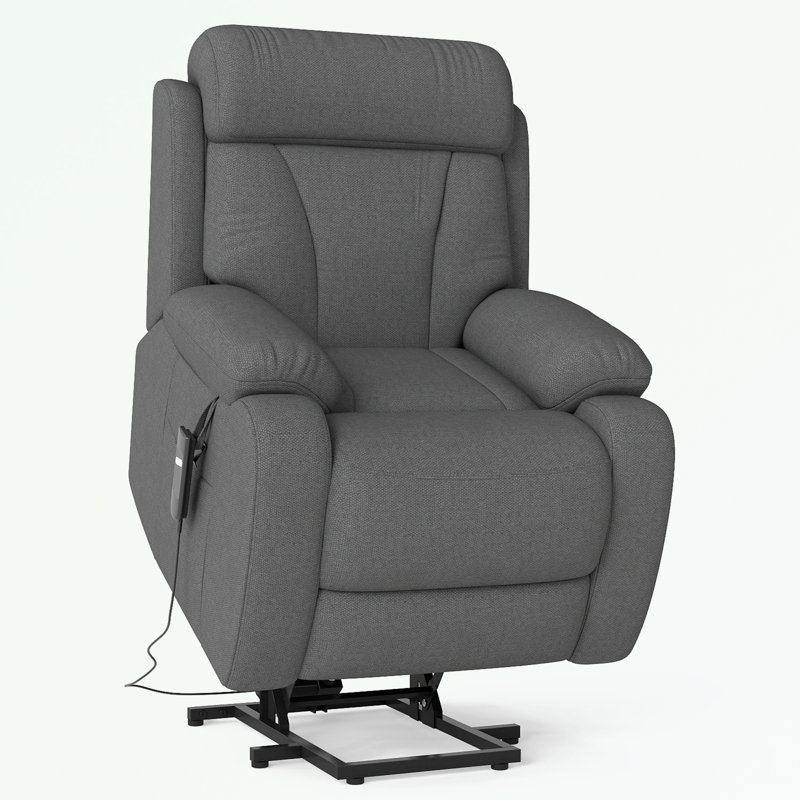 Power Lift Recliner with side pocket, Dark Gray