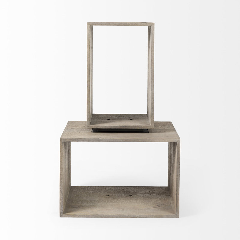 Lelouch 2 Piece Square Floating Shelf