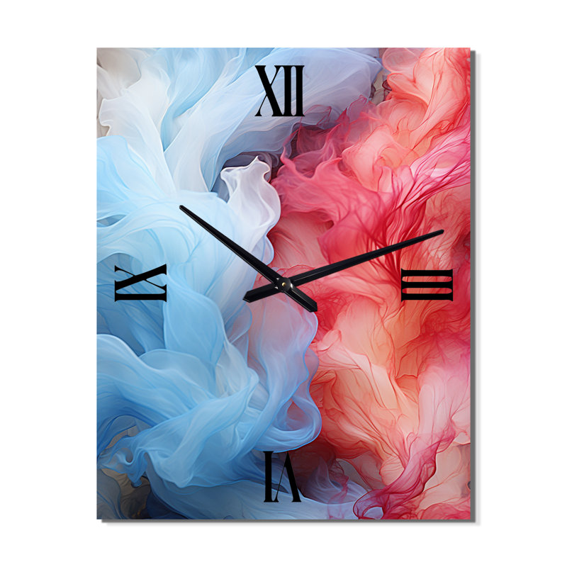 Horloge murale encre liquide, Très grand