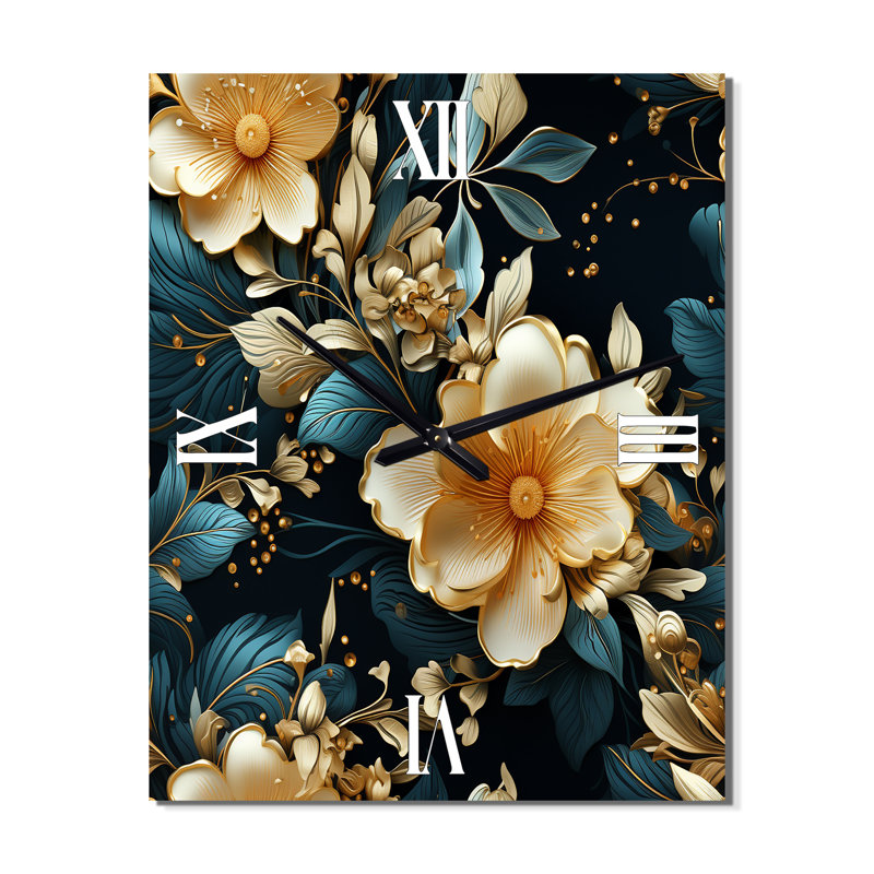 Jameece - Glam Modern Wall Clock, 32'' H x 14'' W x 1'' D