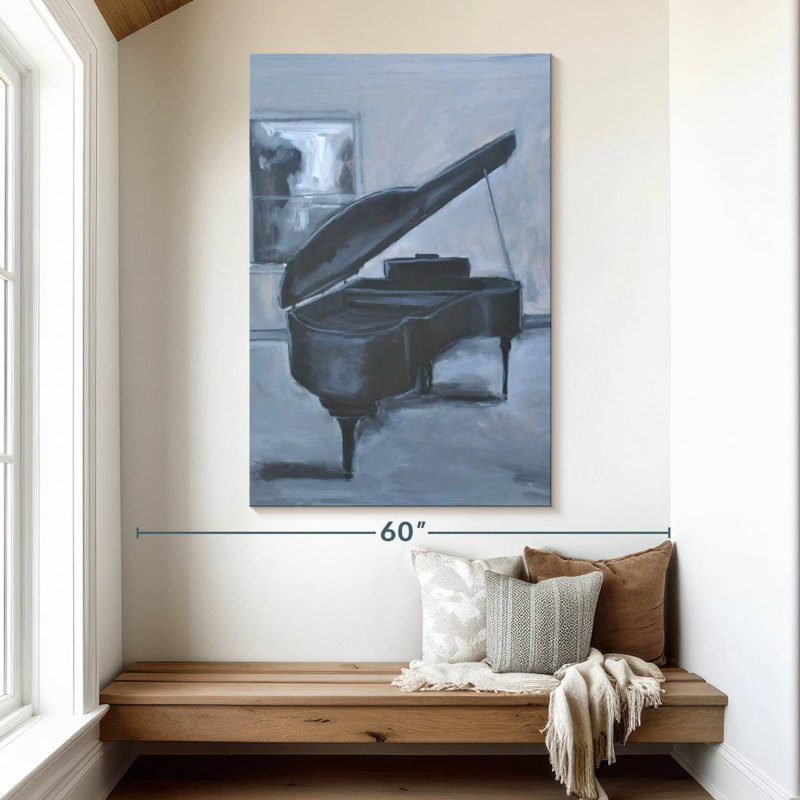 Abarca Piano Blues V, 51" H x 34" W