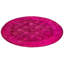 Tapis unique noué à la main rose de 8 pi 1 po x 8 pi 1 po Fine Vibrance