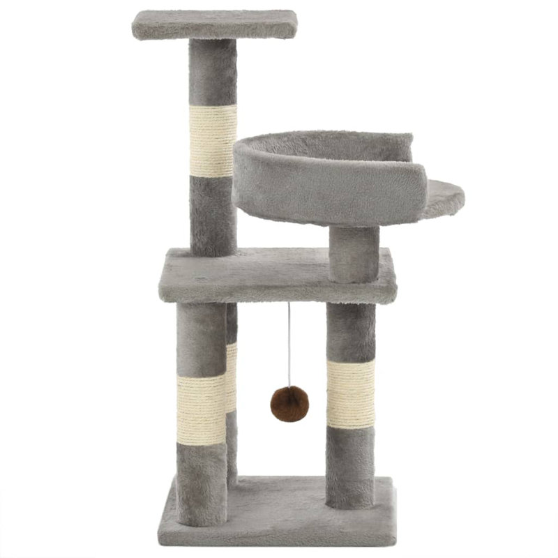 Josepha 25.59cm H Cat Tree, Grey