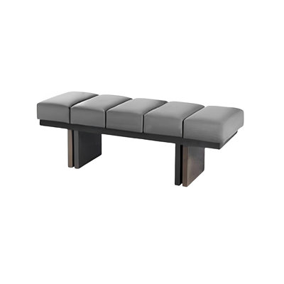 Nyliah Faux Leather Ottoman
