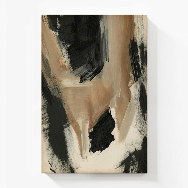 Toile tendue Burnt Ochre Echoes II, H 60 po x l 40 po