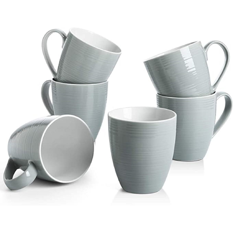 Ceramic Coffee Mug, Gray