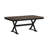 Lorraine 6PC Dining Set with Table, 4 Chairs, and Bench in Oak and Black
