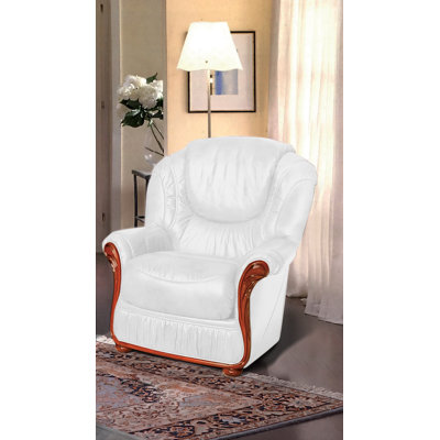 Kinzer Faux Leather Armchair