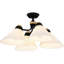 Gelsomina 4-Light Matte Black Semi-Flush Mount Light
