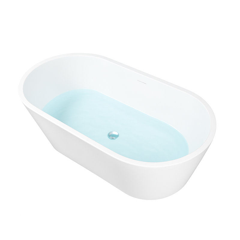 67'' x 31'' Freestanding Soaking Acrylic Bathtub
