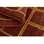 Tapis de la zone en laine 7 pi x 6 pi 7 po one-of-kind main noué la Nash