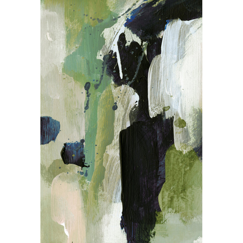 Chute d'eau sur toile, H 84 po x l 84 po x P 1,5 po