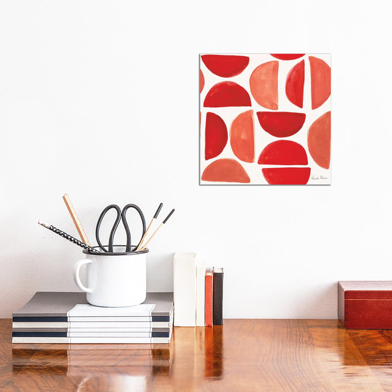 Neighborhood Holiday Pattern Iiia by Farida Zaman - Wrapped Canvas Painting, 30.48 cm H x 30.48 cm W