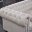Sofa Beige Linen Fabric (Beige)-129420960