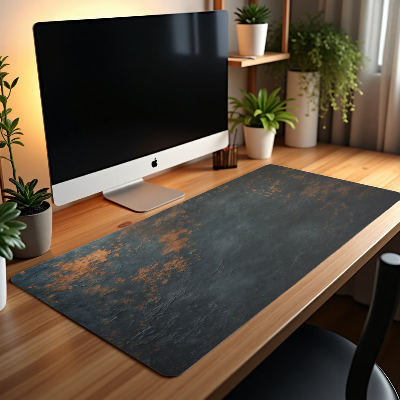 Polyester Desk Pad, 14.4x12.1