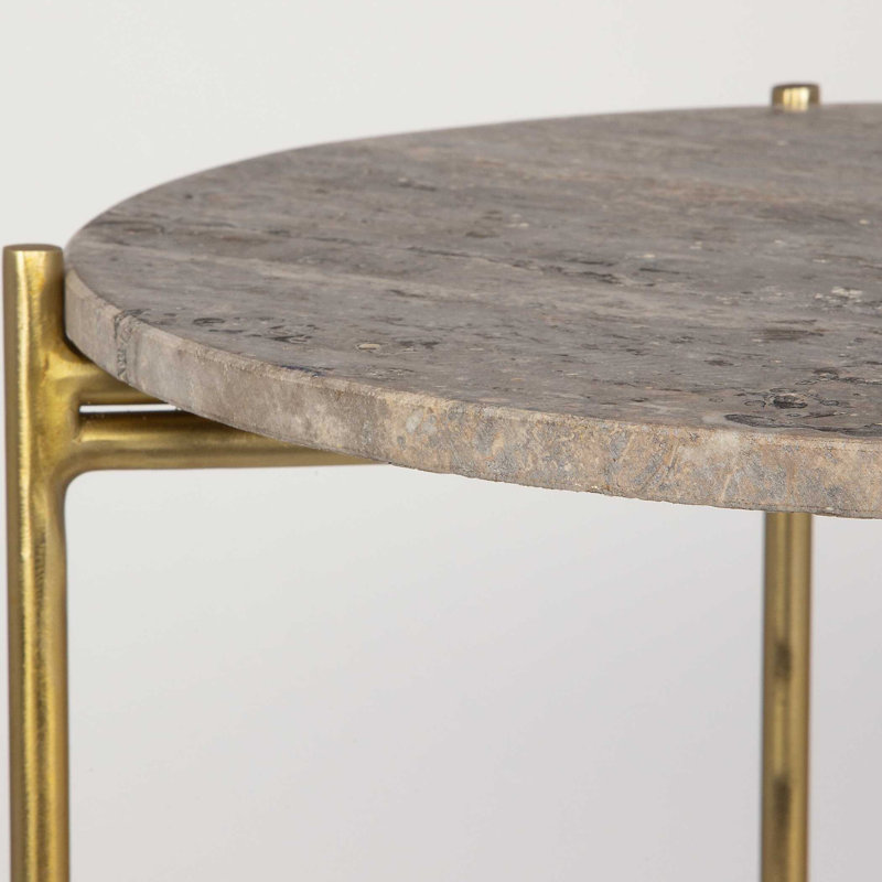 Maggy Marble Top End Table