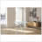36" Square Frosted Tempered Glass Table